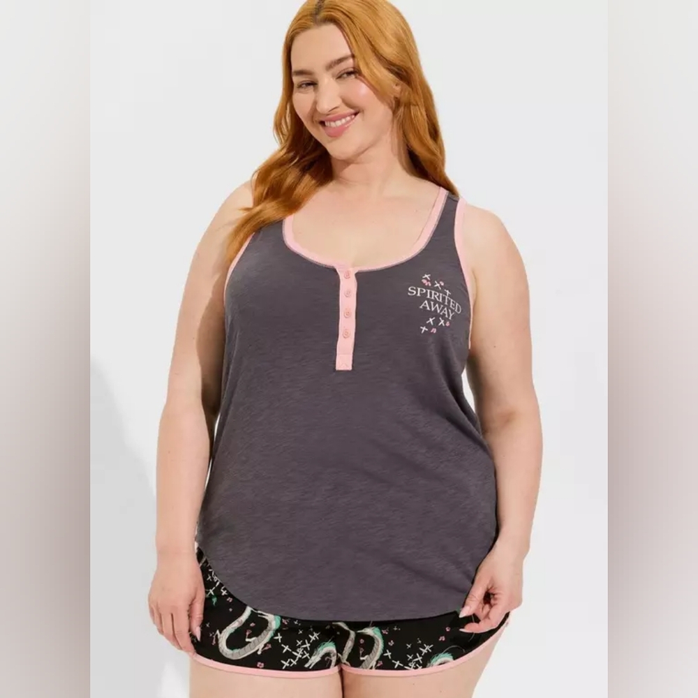 Torrid 5x Spirited Away Studio Ghibli Sleep Tank - Brand New With Tags